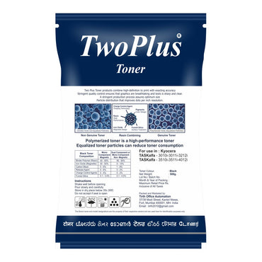 Kyocera TwoPlus Toner Powder TA-3010i/3011i/3212i/3510i/3511i/4012i/M4125idn/M4132idn (500gms)