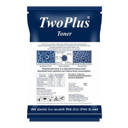 Kyocera TwoPlus Toner Powder ECOSYS MA6000ifx/MA4500ifx/MA4500x (500gms)