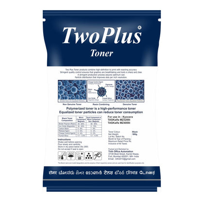 Kyocera TwoPlus Toner Powder TASKalfa MZ3200i/MZ4000i (500gms)